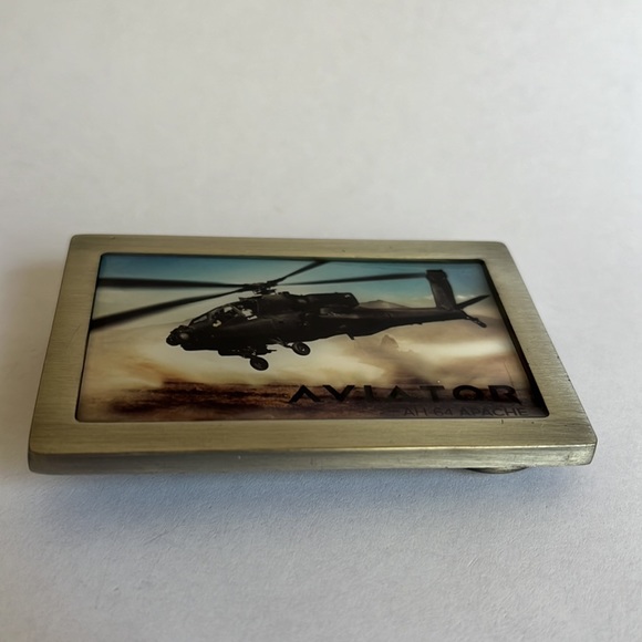 Aviator AH-64 Apache Aircraft Belt Buckle - Picture 4 of 9